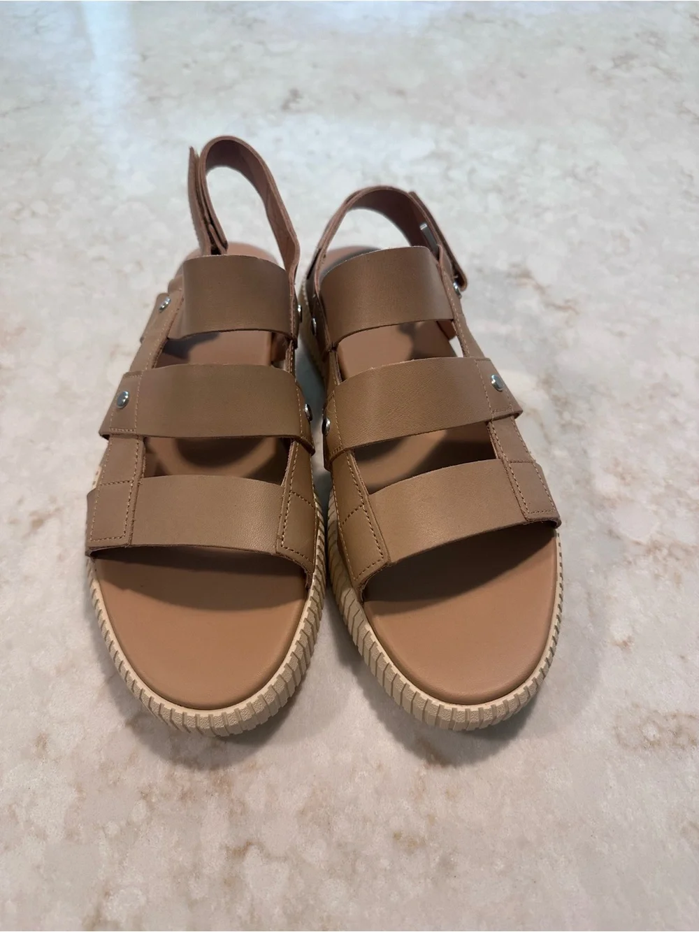 Sorel sandals. Nude color - Picture 2 of 10